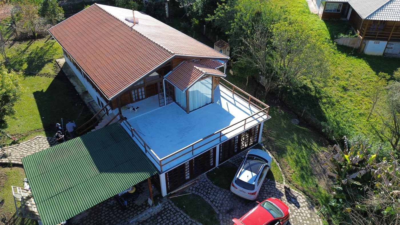 Laje residencial aérea