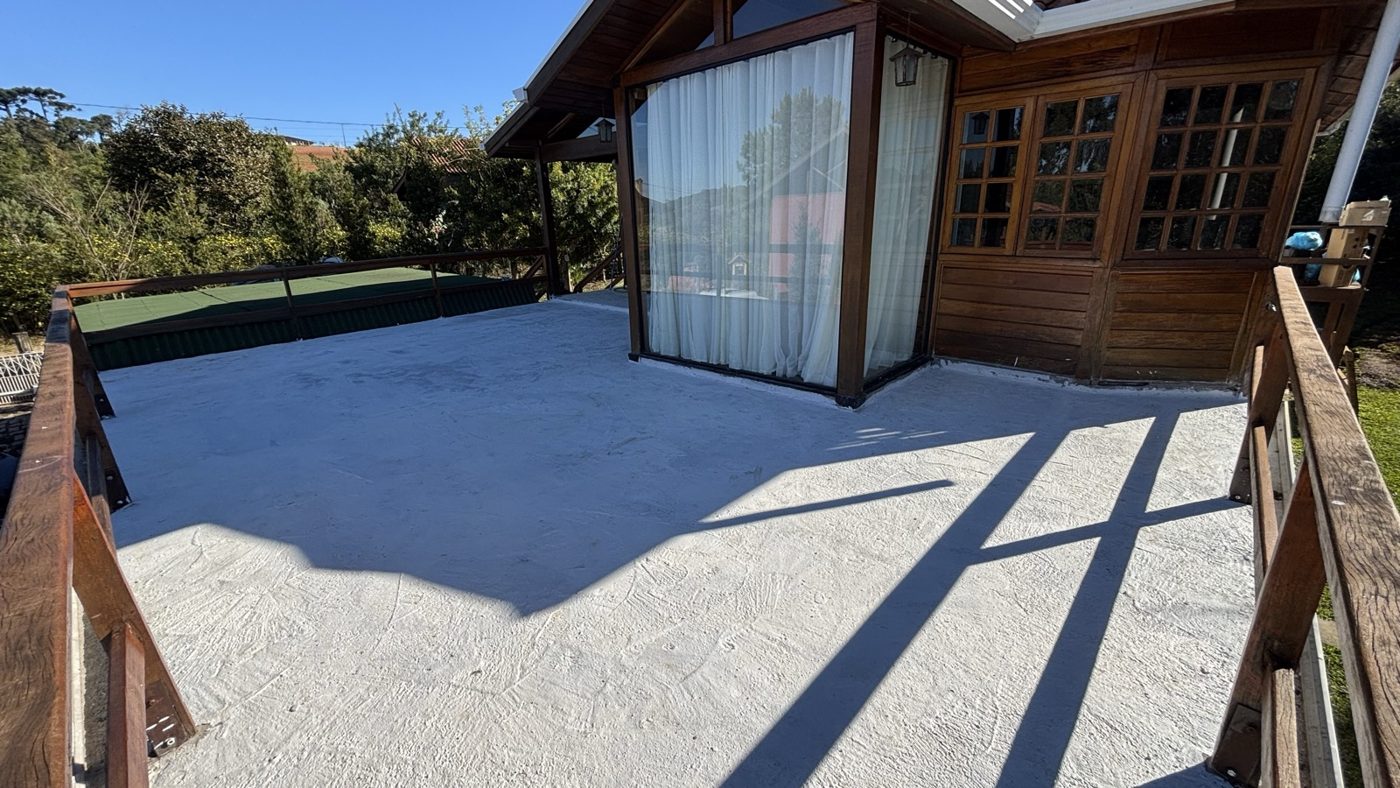Laje de terraço com Impertech Laje